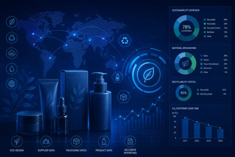 Eco-pictograms & Packaging Sustainability Dashboard (Power BI)