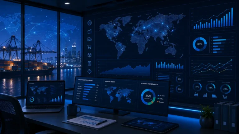 Procurement Control Tower for Commodity Managers (Power BI)