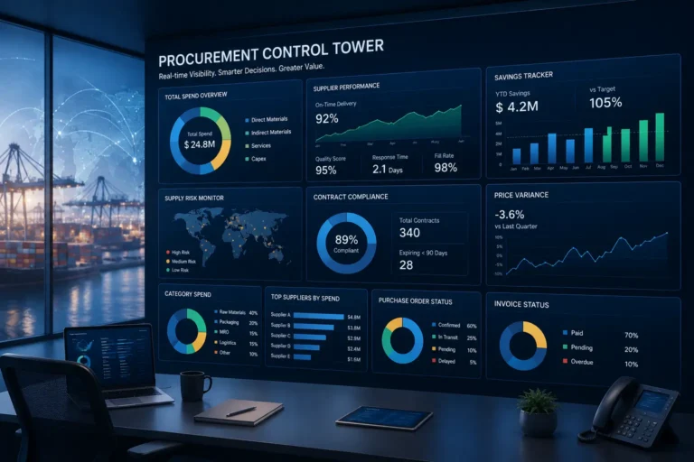 What Is a Procurement Control Tower in 2026? Features, Benefits, and How to Implement One